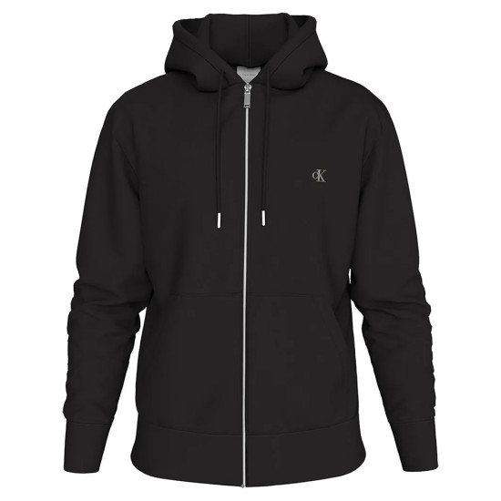 Calvin Klein Ανδρική ζακέτα Terry Monogram Zip Up Hoodie